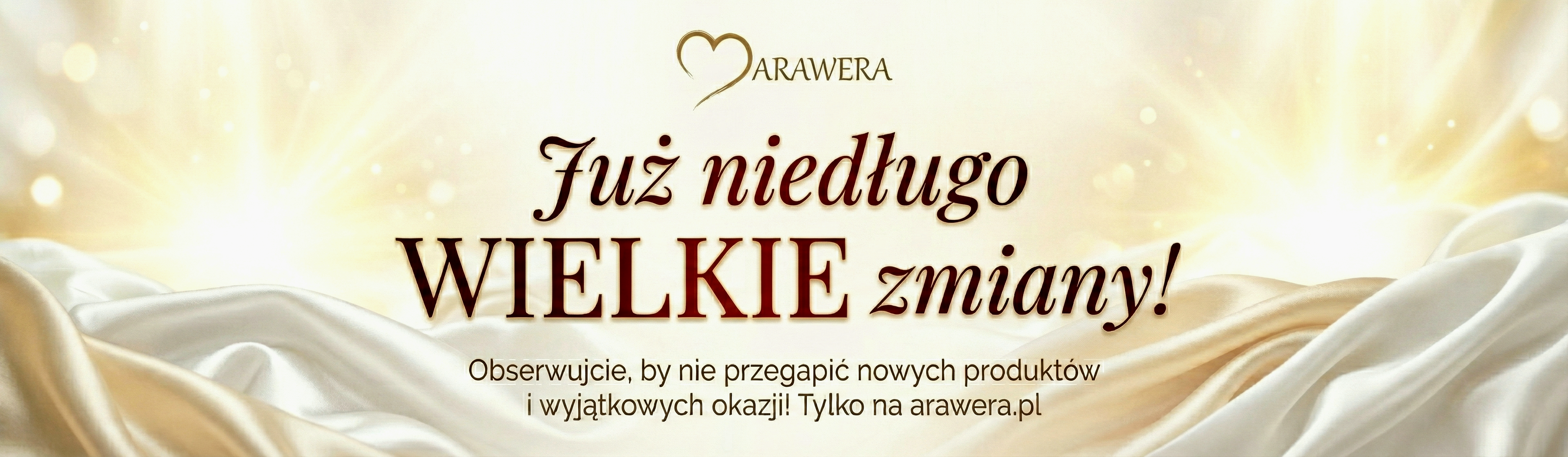 Już niedługo WIELKIE zmiany! Nowe produkty i wyjątkowe okazje!